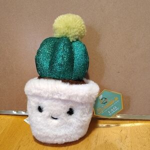 Cute Cactus Plush with Pom-Pom